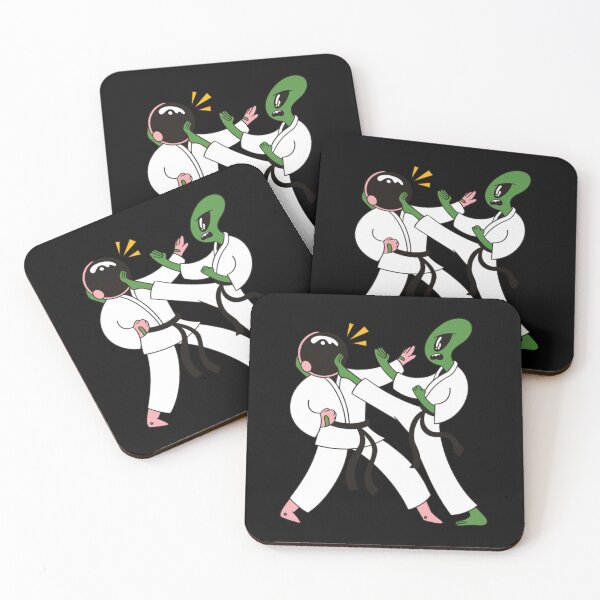 Item preview, Vintage Astronaut Alien Karate Martial Arts Karatelife designed and sold by Trostberger.