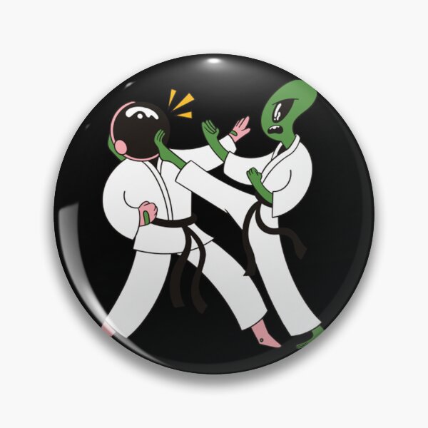 Item preview, Vintage Astronaut Alien Karate Martial Arts Karatelife designed and sold by Trostberger.
