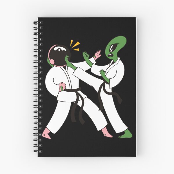 Item preview, Vintage Astronaut Alien Karate Martial Arts Karatelife designed and sold by Trostberger.