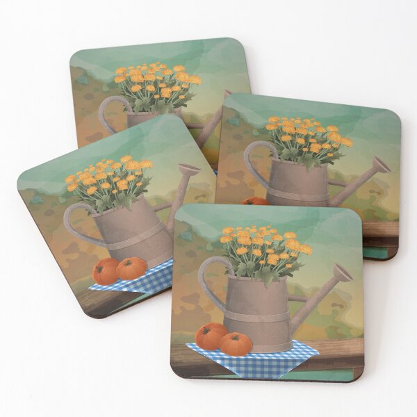 Item preview, Welcome Fall Flower Autumn Flowers Marigold designed and sold by nikknacks-art.
