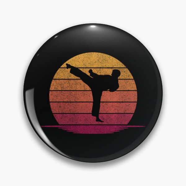 Item preview, Vintage Awesome Funny Karate Gift Hobby Silhouette Sunset designed and sold by Trostberger.
