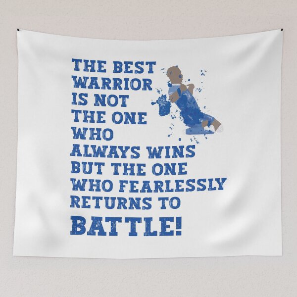 Item preview, El Buffalo, Morelos Warrior Quote, Rangers Fan Art Work designed and sold by FootyLocker.