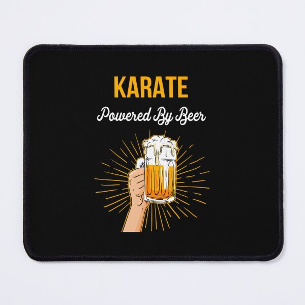 Item preview, Vintage Beer Lover Karate Gift Powered By Beer designed and sold by Trostberger.