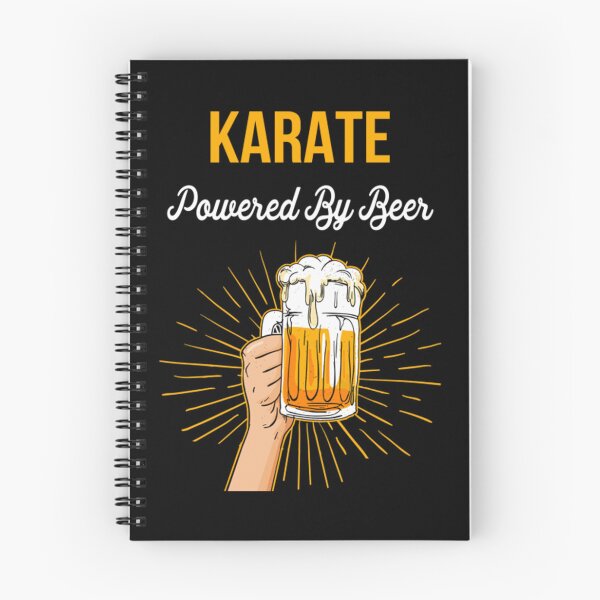 Item preview, Vintage Beer Lover Karate Gift Powered By Beer designed and sold by Trostberger.