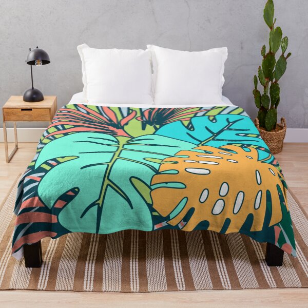 Item preview, Tropical Leaves blue designed and sold by susycosta.