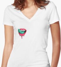 Falling In Reverse Women's Fitted V-Neck T-Shirt