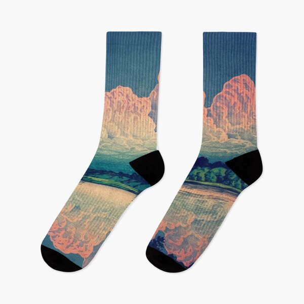 Item preview, Admiring the Clouds in Kono - Nature Landscape designed and sold by Kijiermono.