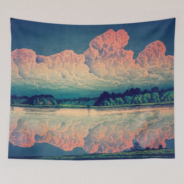 Item preview, Admiring the Clouds in Kono - Nature Landscape designed and sold by Kijiermono.
