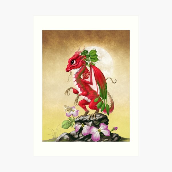 Radish Dragon Art Print