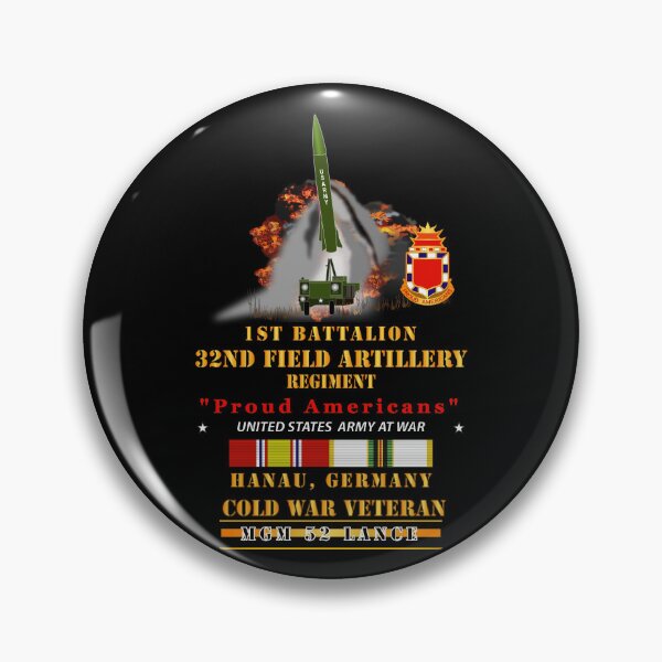 Item preview, Army -  1st Bn, 32nd FAR, Hanau, Germany, MGM 52 - Lance - COLD X 300 designed and sold by Military Insignia Products.