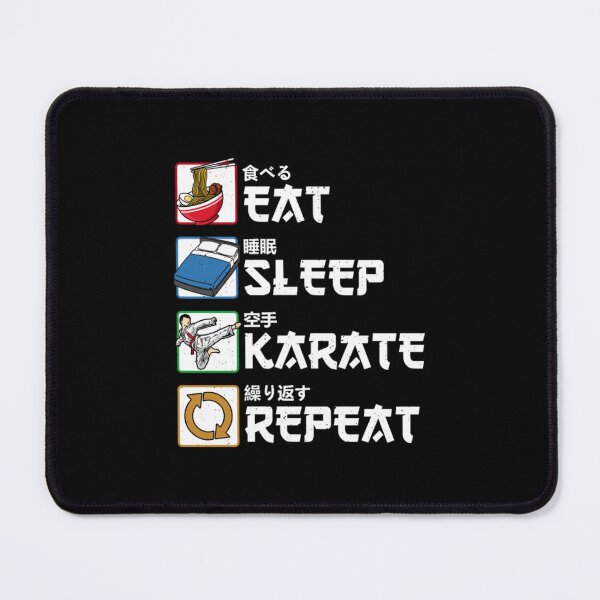 Item preview, Vintage Eat Sleep Karate Repeat Japanese Martial designed and sold by Trostberger.