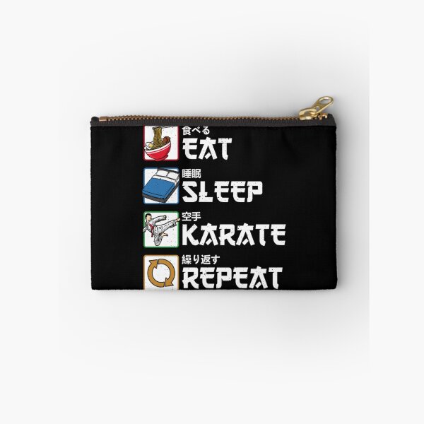 Item preview, Vintage Eat Sleep Karate Repeat Japanese Martial designed and sold by Trostberger.
