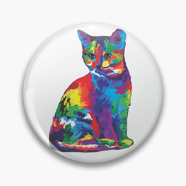 Item preview, Cute Colorful Rainbow Cat designed and sold by ShopForEverr.