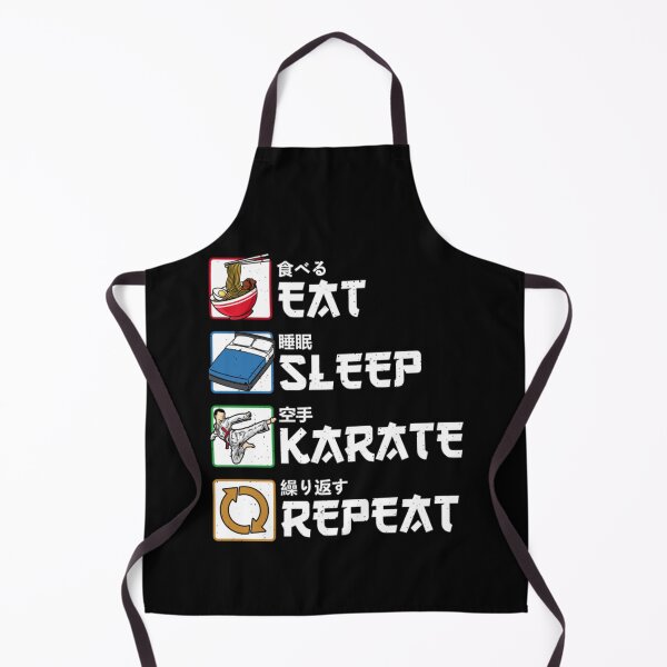 Item preview, Vintage Eat Sleep Karate Repeat Japanese Martial designed and sold by Trostberger.