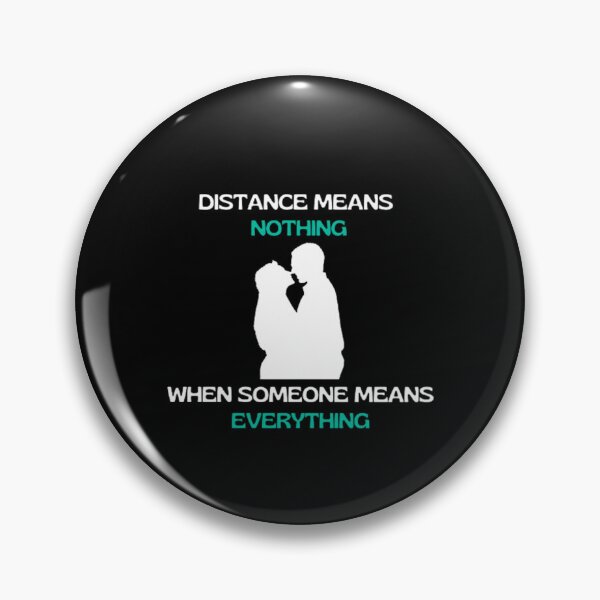Item preview, Parejas La distancia no significa nada cuando alguien lo significa todo | fondo oscuro designed and sold by embaarc.