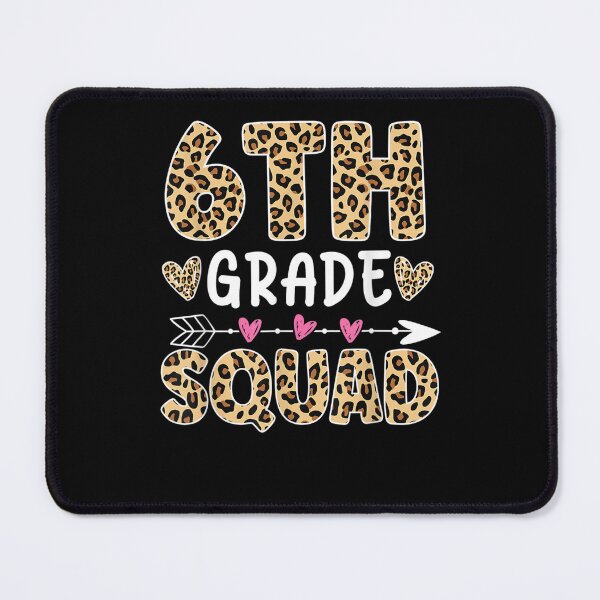 Item preview, 6th Grade Squad Leopard Cute Teacher Student Back To School designed and sold by judyufmi.