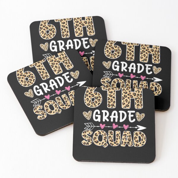 Item preview, 6th Grade Squad Leopard Cute Teacher Student Back To School  designed and sold by judyufmi.
