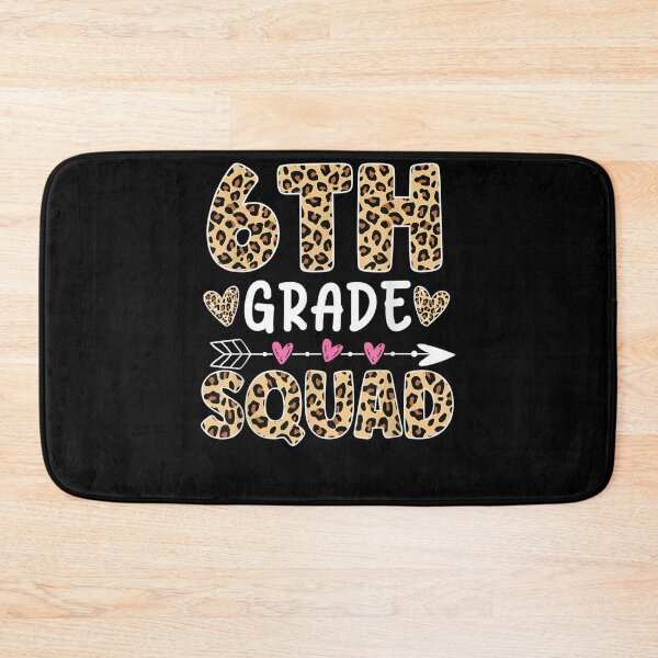 Item preview, 6th Grade Squad Leopard Cute Teacher Student Back To School  designed and sold by judyufmi.