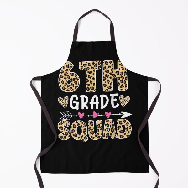 Item preview, 6th Grade Squad Leopard Cute Teacher Student Back To School designed and sold by judyufmi.