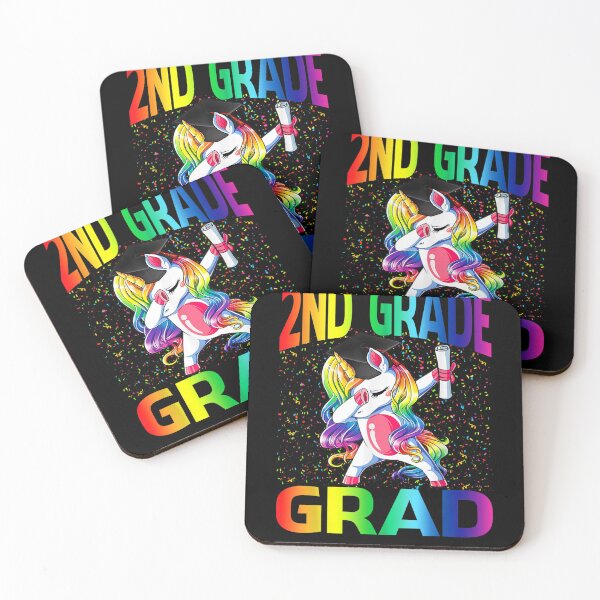 Item preview, Kids Funny Graduation 2nd Grade Grad Unicorn  designed and sold by u8ritaae.
