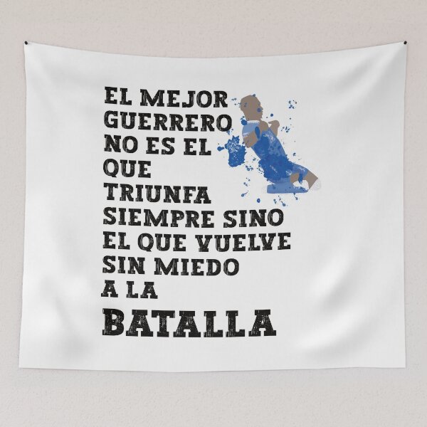 Item preview, El Buffalo, Morelos Warrior Quote, Rangers Fan Art Work designed and sold by FootyLocker.