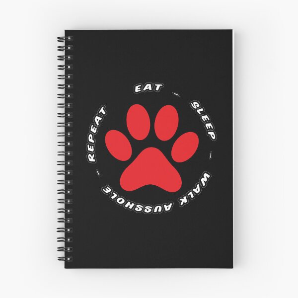 Item preview, eat sleep walk ausshole repeat funny dog walking designed and sold by randomdogshirt.