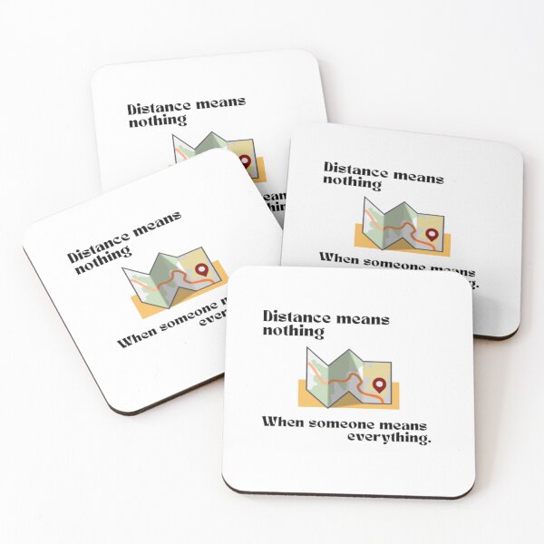 Item preview, Love Distance Means Nothing When Someone Means Everything | Light Background designed and sold by embaarc.