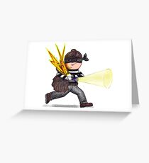 Stealing Thunder Greeting Card
