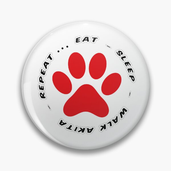 Item preview, Copy of eat sleep walk akita repeat funny dog walking designed and sold by randomdogshirt.