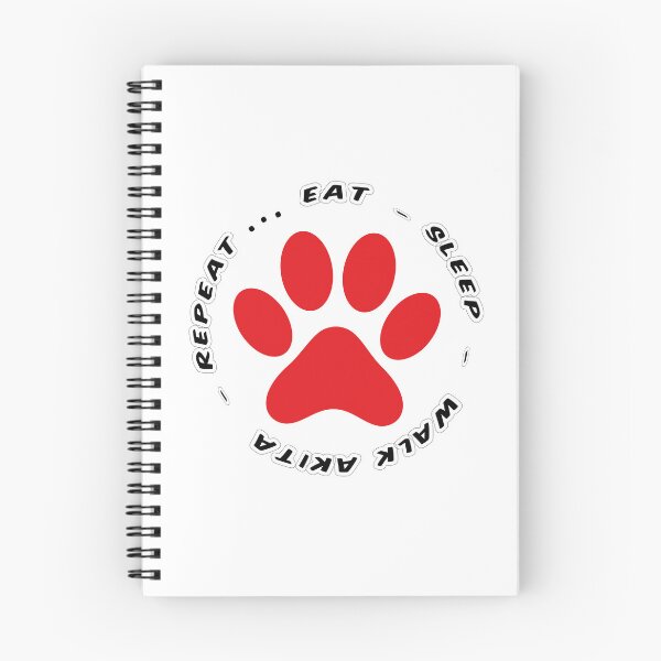 Item preview, Copy of eat sleep walk akita repeat funny dog walking designed and sold by randomdogshirt.