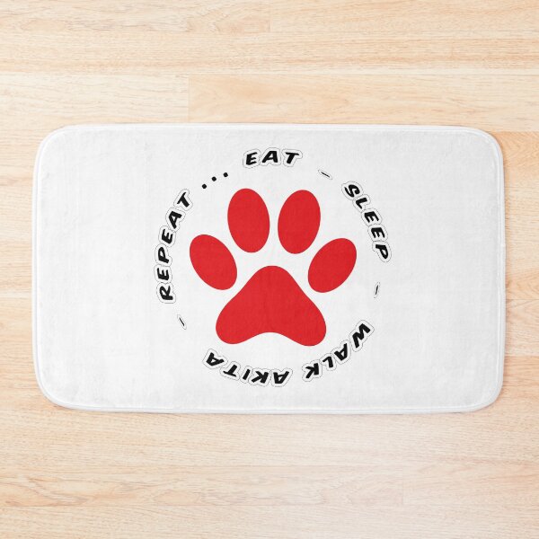Item preview, Copy of eat sleep walk akita repeat funny dog walking designed and sold by randomdogshirt.