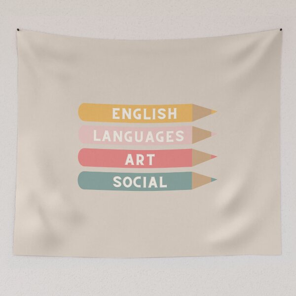 Item preview, Colorful Pencil Subject Labels  designed and sold by 5thseason-shop.