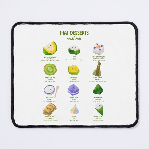 Item preview, Thai dessert menu cartoon designed and sold by T. Jinmy.