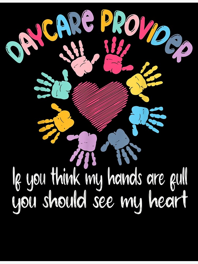 "Daycare Provider Childcare Pre K Teacher School Appreciation " Poster