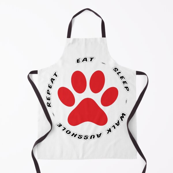 Item preview, eat sleep walk ausshole repeat funny dog walking designed and sold by randomdogshirt.
