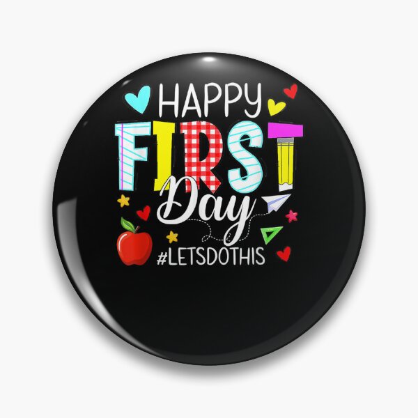 Item preview, Happy First Day Let's Do This Welcome Back To School Cute  designed and sold by u8ritaae.