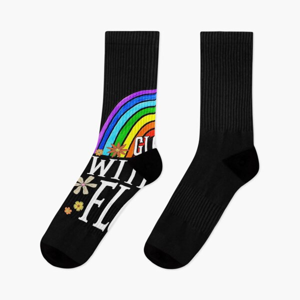 Item preview, Glow with the flow motivational funny cute colorful humor designed and sold by beckadamr.