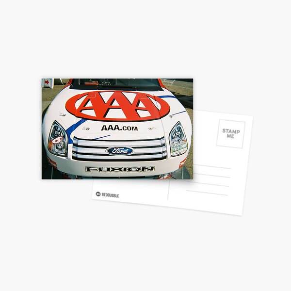 AAA NASCAR Postcard