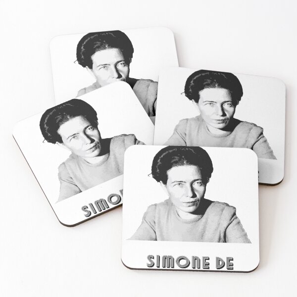 Item preview, Philosophy with Simone de Beauvoir designed and sold by JamesinShirts.