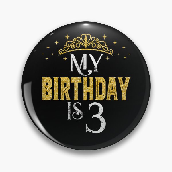Item preview, My Birthday Is 3 Years Old 2019 3rd Boy Girl Birthday Gift  designed and sold by u8ritaae.