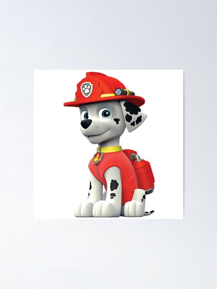 Paw Patrol Marshall Poster for Sale by docubazar7