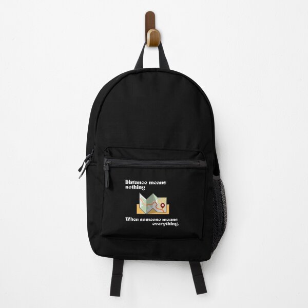 Item preview, Love Distance Means Nothing When Someone Means Everything | Dark Background designed and sold by embaarc.