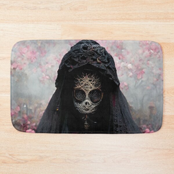 Item preview, Hooded menacing Sugar Skull day of the dead figure  designed and sold by RavensEdge.