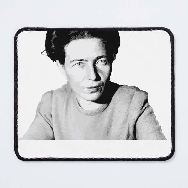 Item preview, Philosophy with Simone de Beauvoir designed and sold by JamesinShirts.