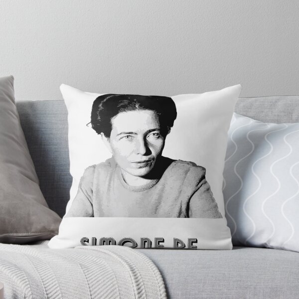 Item preview, Philosophy with Simone de Beauvoir designed and sold by JamesinShirts.
