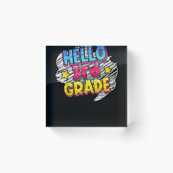 Item preview, Hello Third 3rd Grade Back To School First Day Teacher Kid  designed and sold by judyufmi.
