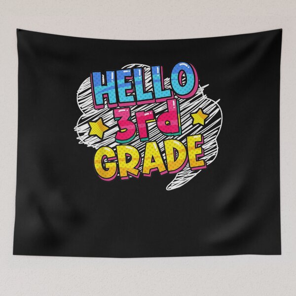 Item preview, Hello Third 3rd Grade Back To School First Day Teacher Kid  designed and sold by judyufmi.