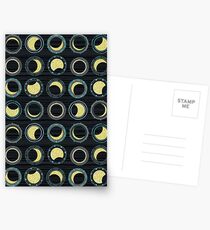 Sonnenfinsternis-Mandala Postkarten