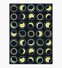 solar eclipse mandala Photographic Print