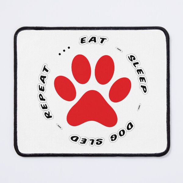 Item preview, eat sleep dog sled repeat funny dog walking designed and sold by randomdogshirt.